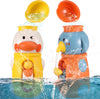 Omorfo Baby™ BathHugs – Cute Duck & Elephant Water Toys