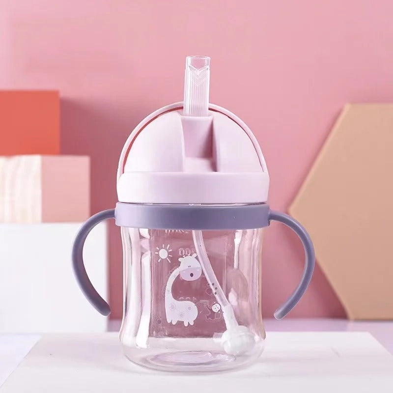 Omorfo Baby™ HappySip – Leakproof Cartoon Baby Bottle Mug