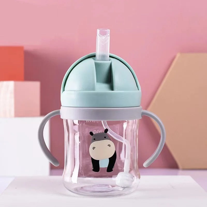 Omorfo Baby™ HappySip – Leakproof Cartoon Baby Bottle Mug